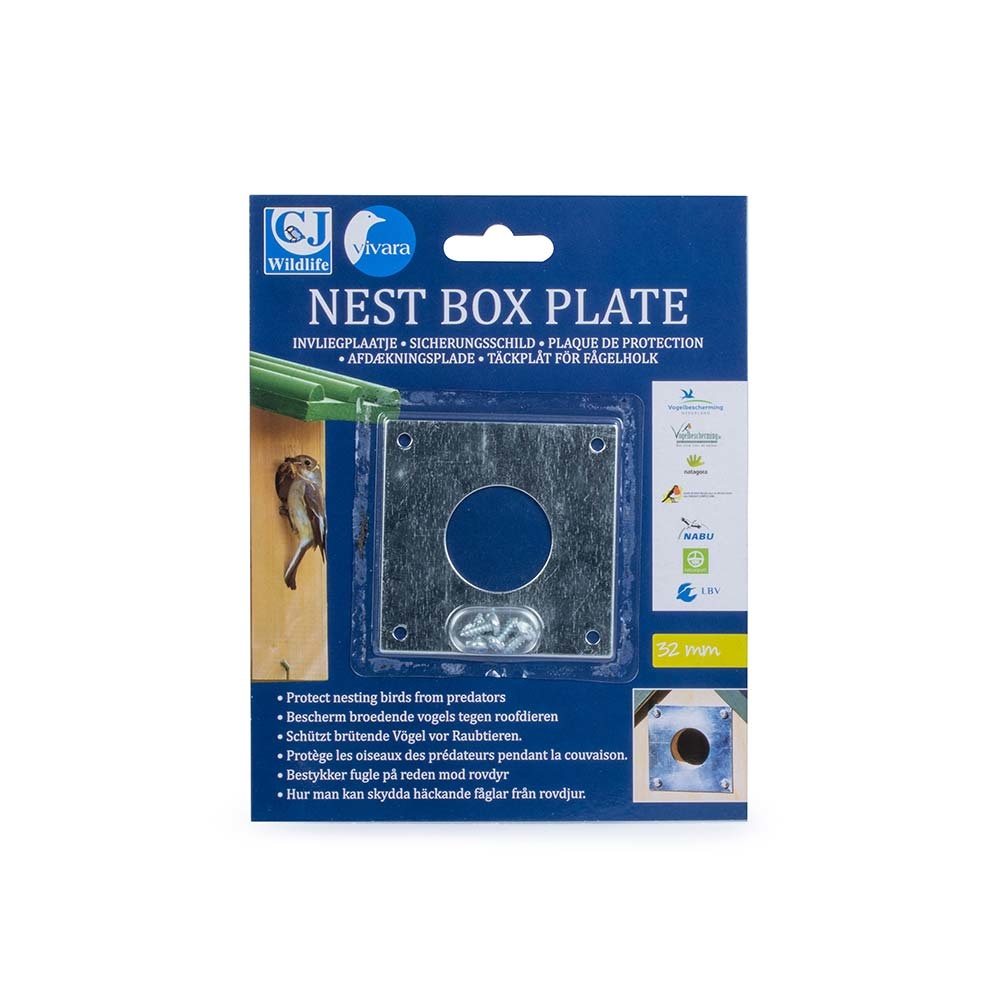 Bird Nest Box Metal Plate