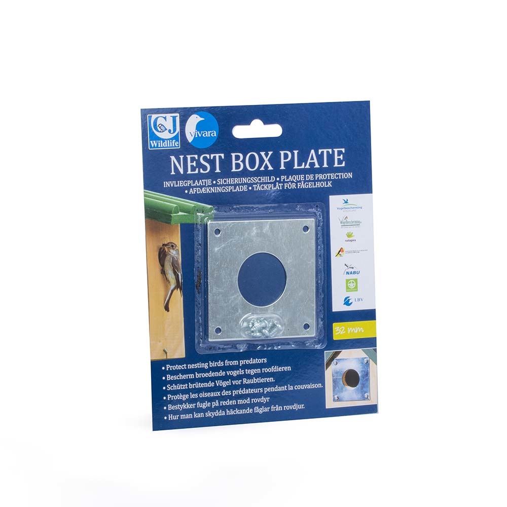 Bird Nest Box Metal Plate