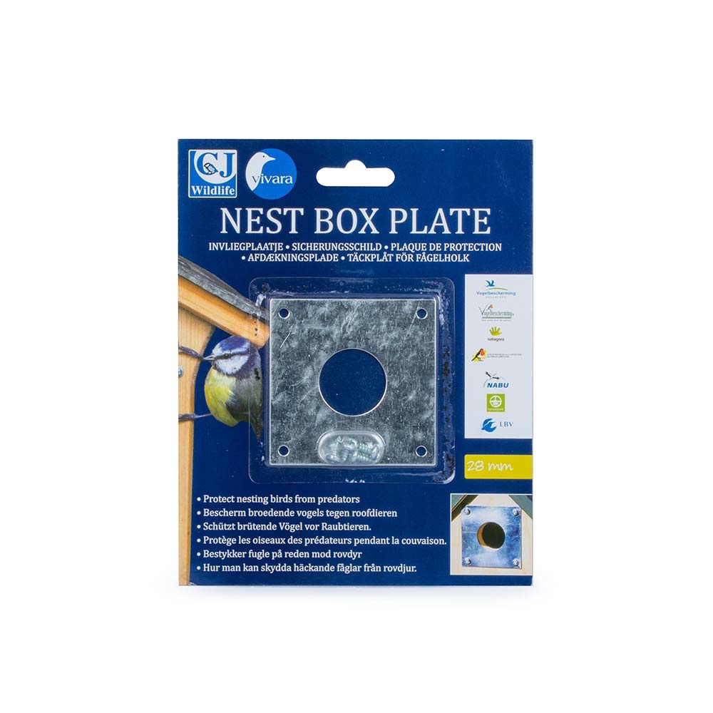 Bird Nest Box Metal Plate