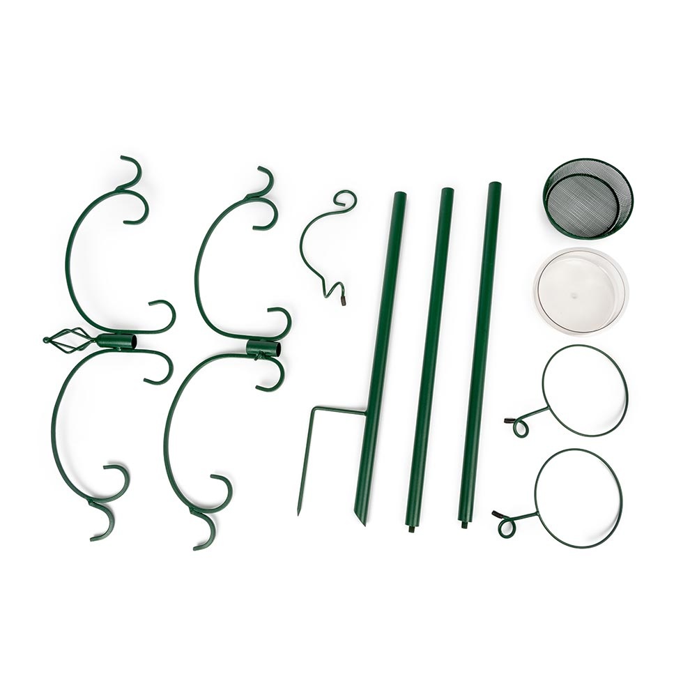 Bird Feeder Pole System - Green