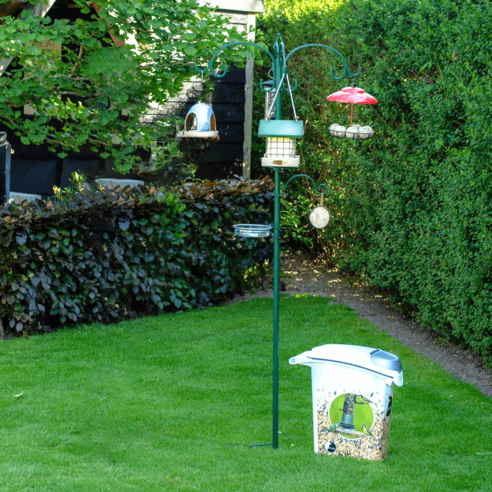 Bird Feeder Pole System - Green