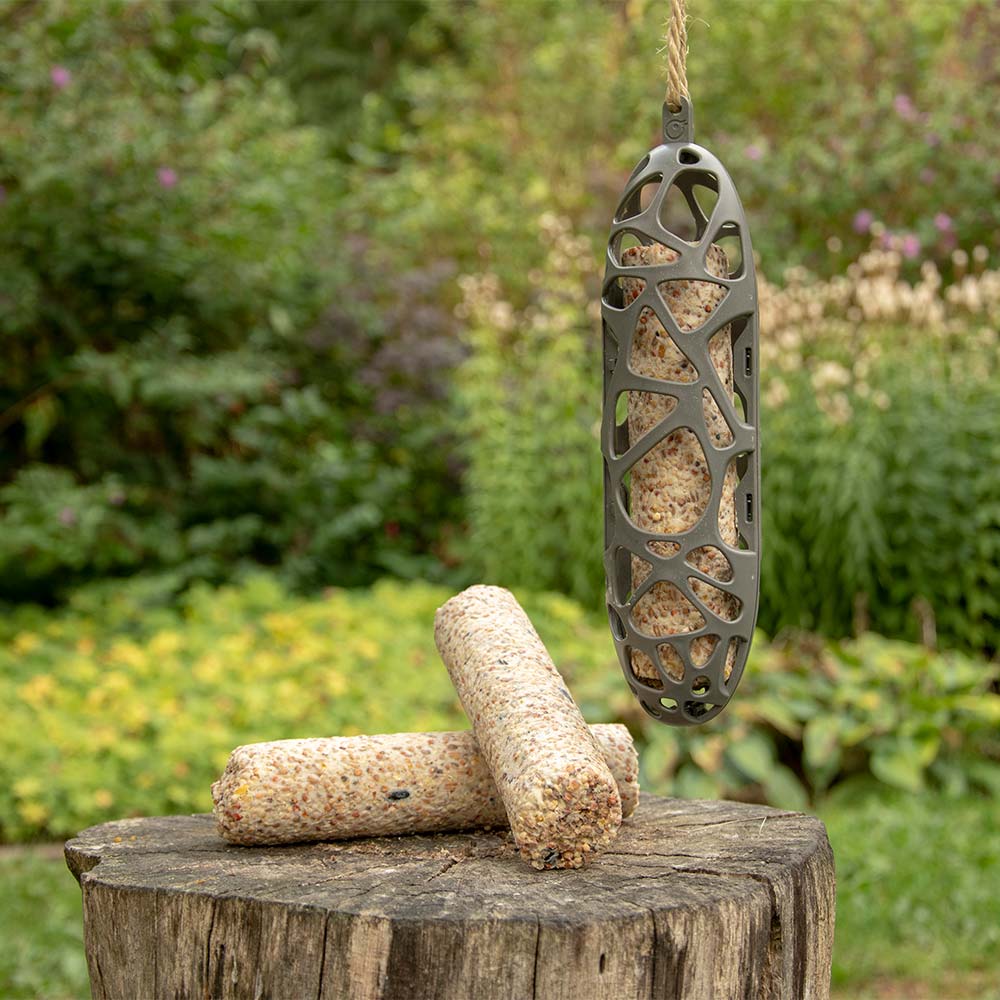 National Trust Sam Bird Feeder and Suet Bar Starter Bundle