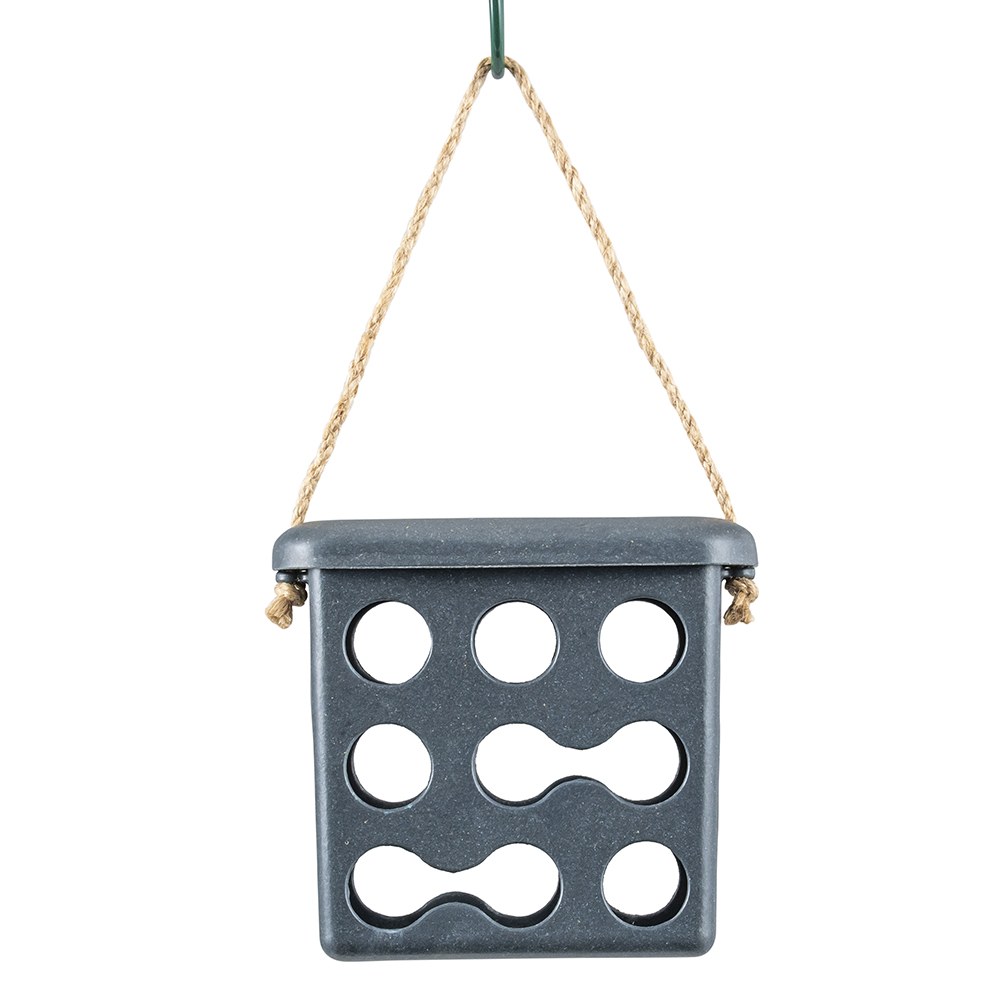 Rome Fat Square Feeder - Anthracite