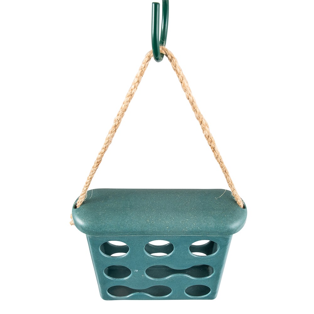 Rome Fat Square Feeder - Blue