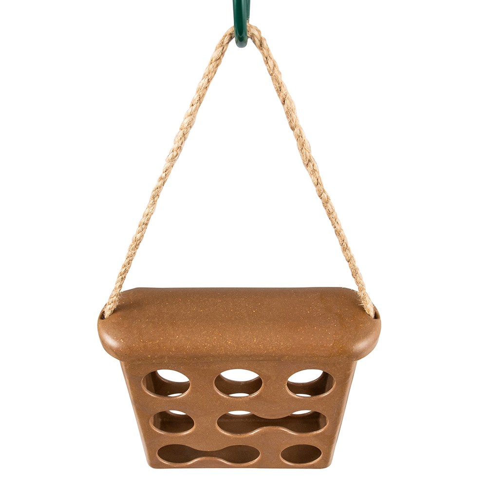 Rome Fat Square feeder - Brown