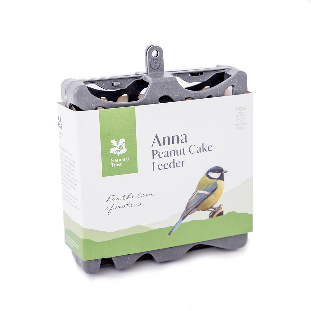 National Trust Anna Recycled Peanut Cake Bird Feeder - 100% recycled