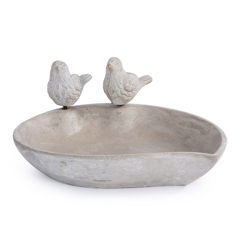 Licony Concrete Bird Bath