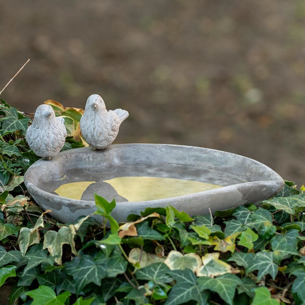 Licony Concrete Bird Bath