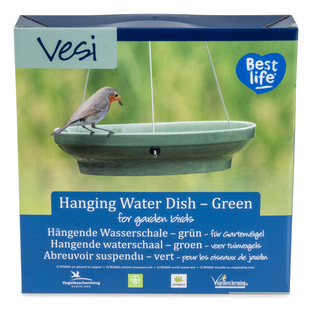 Hängende Wasserschale „Vesi” grün