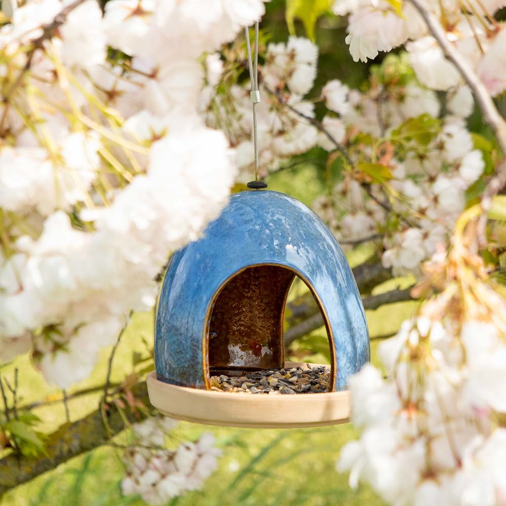 Vierno Tavern Bird Feeder (Blue)