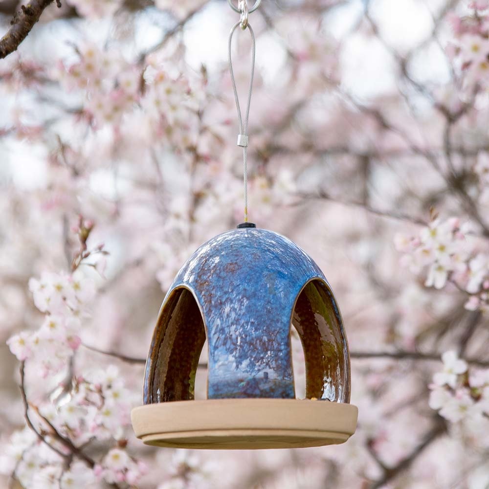 Vierno Tavern Bird Feeder (Blue)