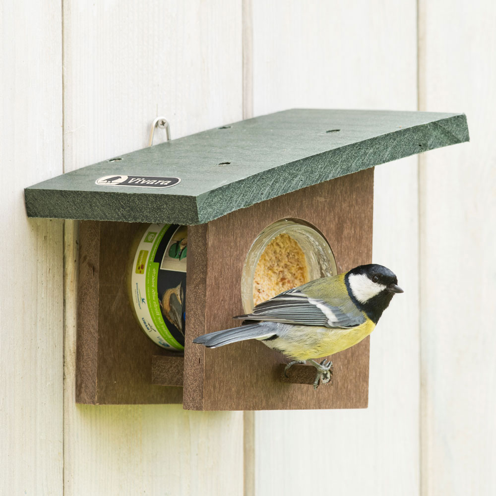 Grivola Recycled Peanut Butter Bird Feeder