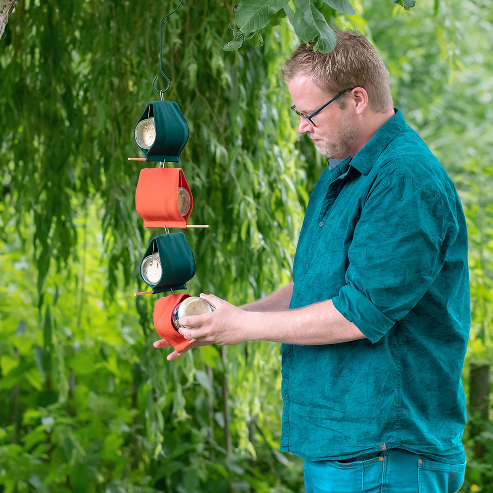 Malibu Peanut Butter Jar Bird Feeder