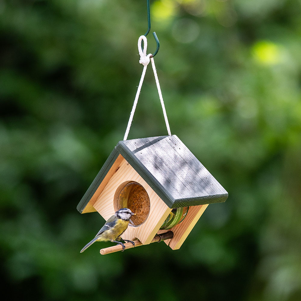 Cork Hanging Peanut Butter Feeder