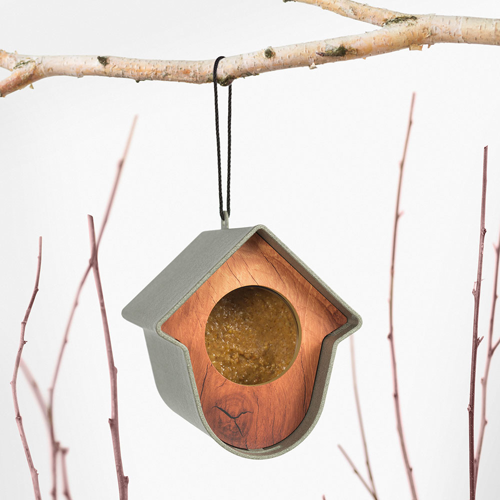 Evie Peanut Butter Feeder - Wood