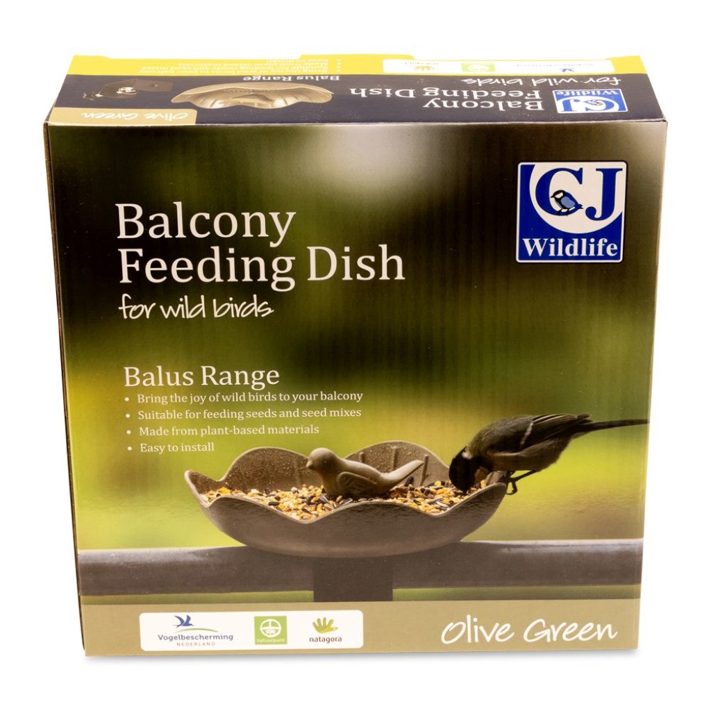 Balkon Voederschaal - Balus - Olijfgroen