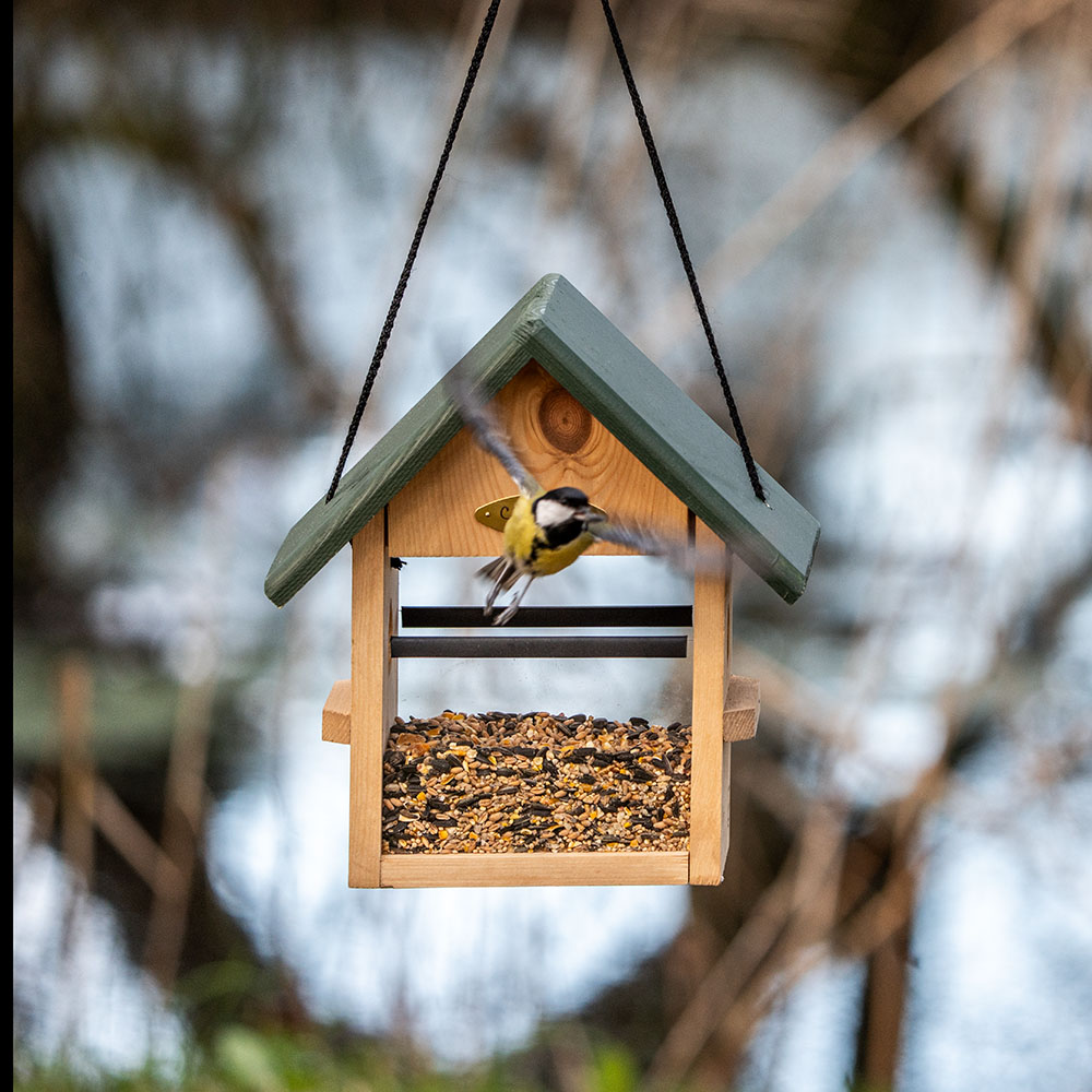 Futterhaus „Breda“ für kleine Vögel, zum Aufhängen