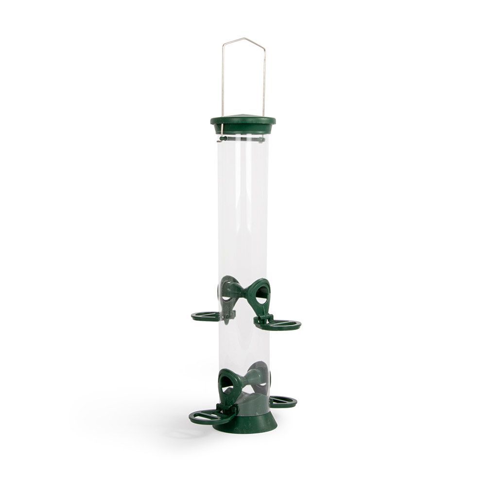 Challenger 4 Port Plastic Bird Seed Feeder