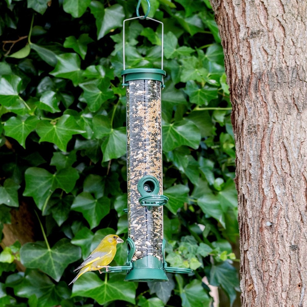 Green Challenger 4 port Seed Feeder