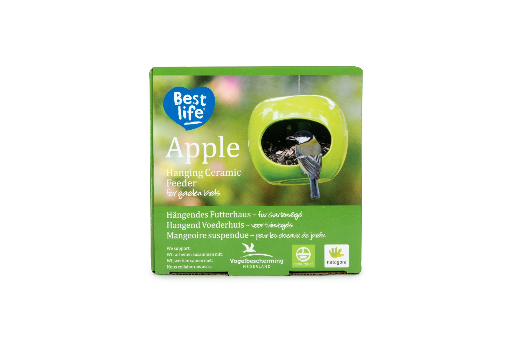 Apple Shaped Bird Feeder 