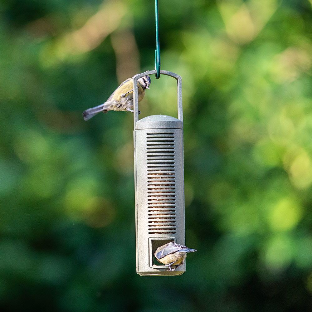 Saaten-Futtersäule aus recycelten PET-Flaschen