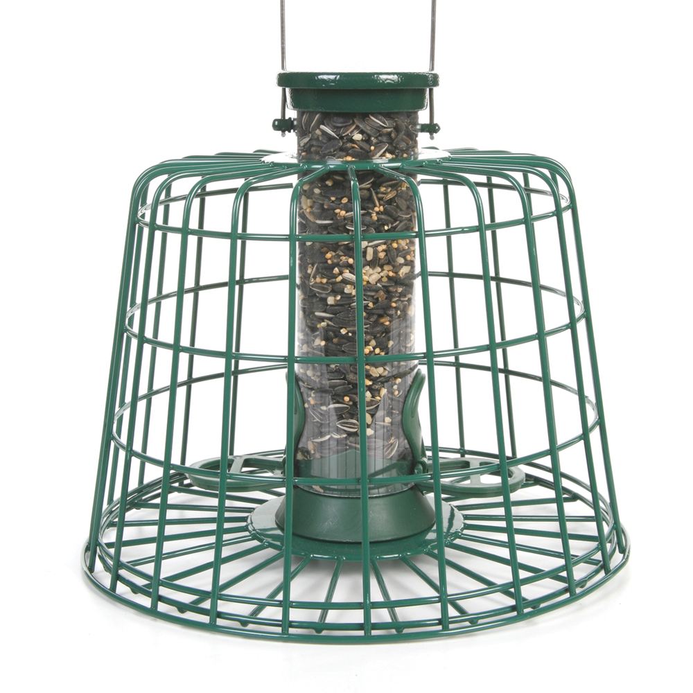 Defender 2 Port Bird Seed Feeder with Guardian