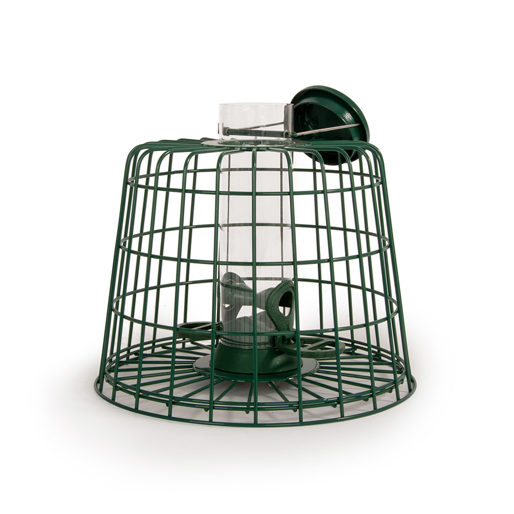 Defender 2 Port Bird Seed Feeder with Guardian