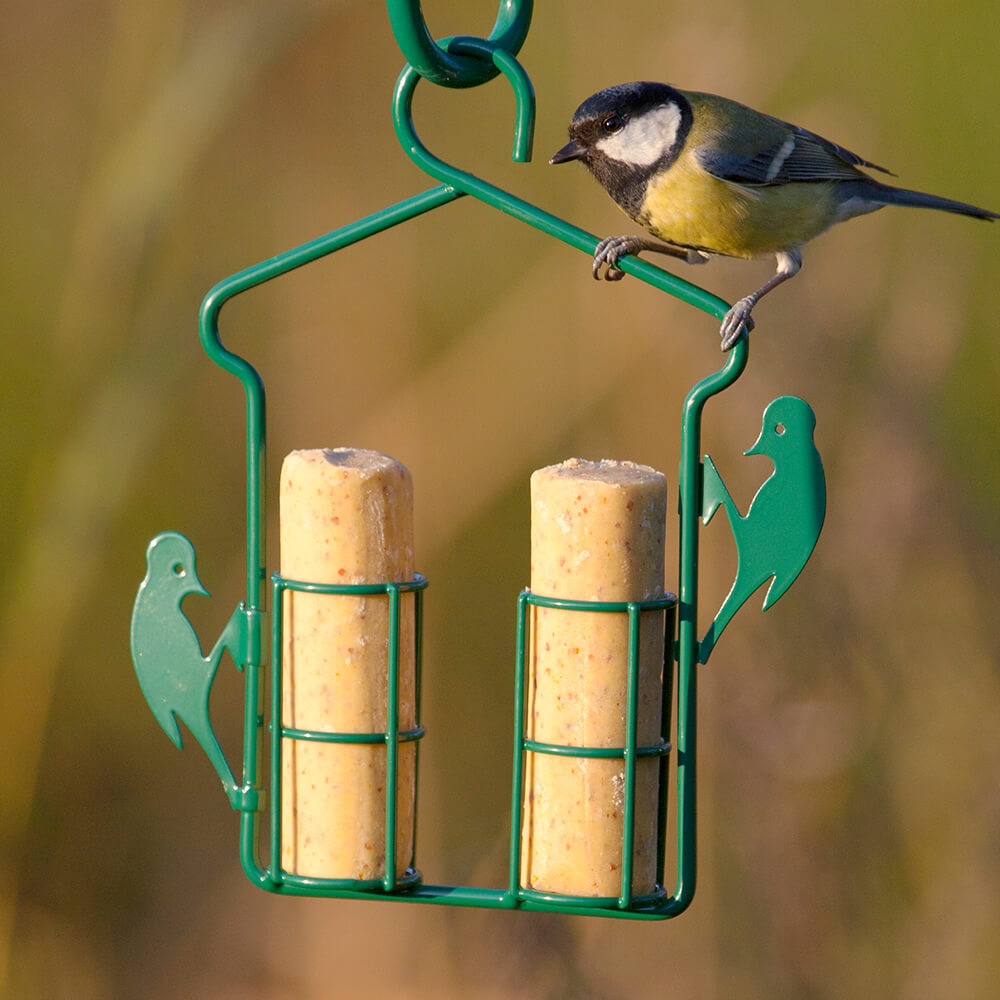 Metal Suet Log Feeder