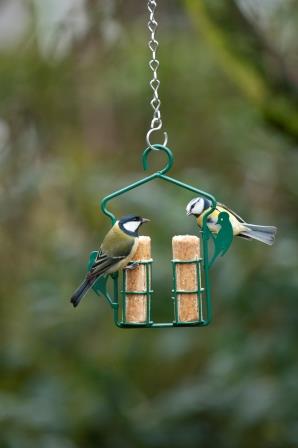 Metal Suet Log Feeder