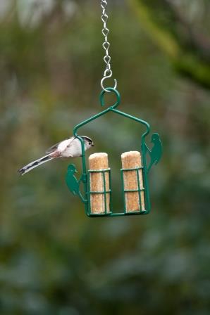 Metal Suet Log Feeder