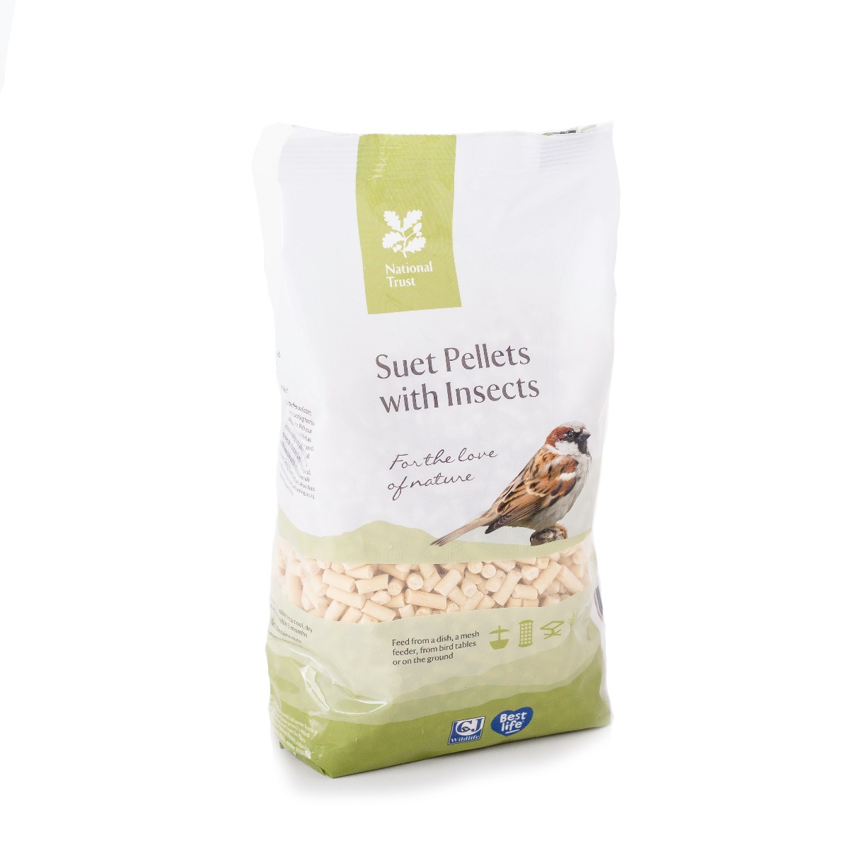 National Trust Insect Suet Pellets 1.5Ltr