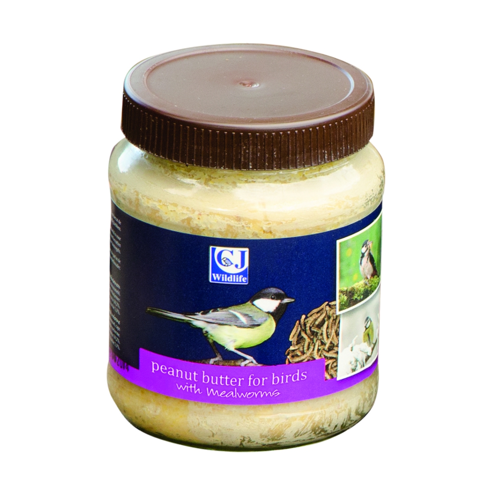 Premium Gartenvögel-Erdnussbutter – mit Mehlwürmern