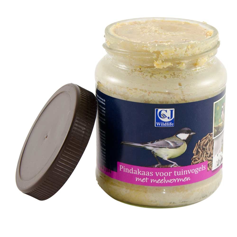 Premium Gartenvögel-Erdnussbutter – mit Mehlwürmern