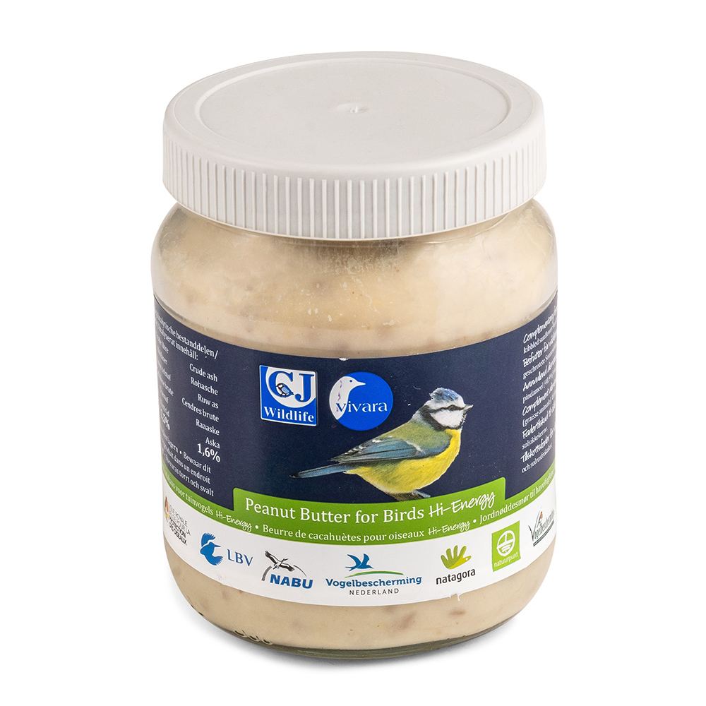 Premium pindakaas voor tuinvogels hi-energy