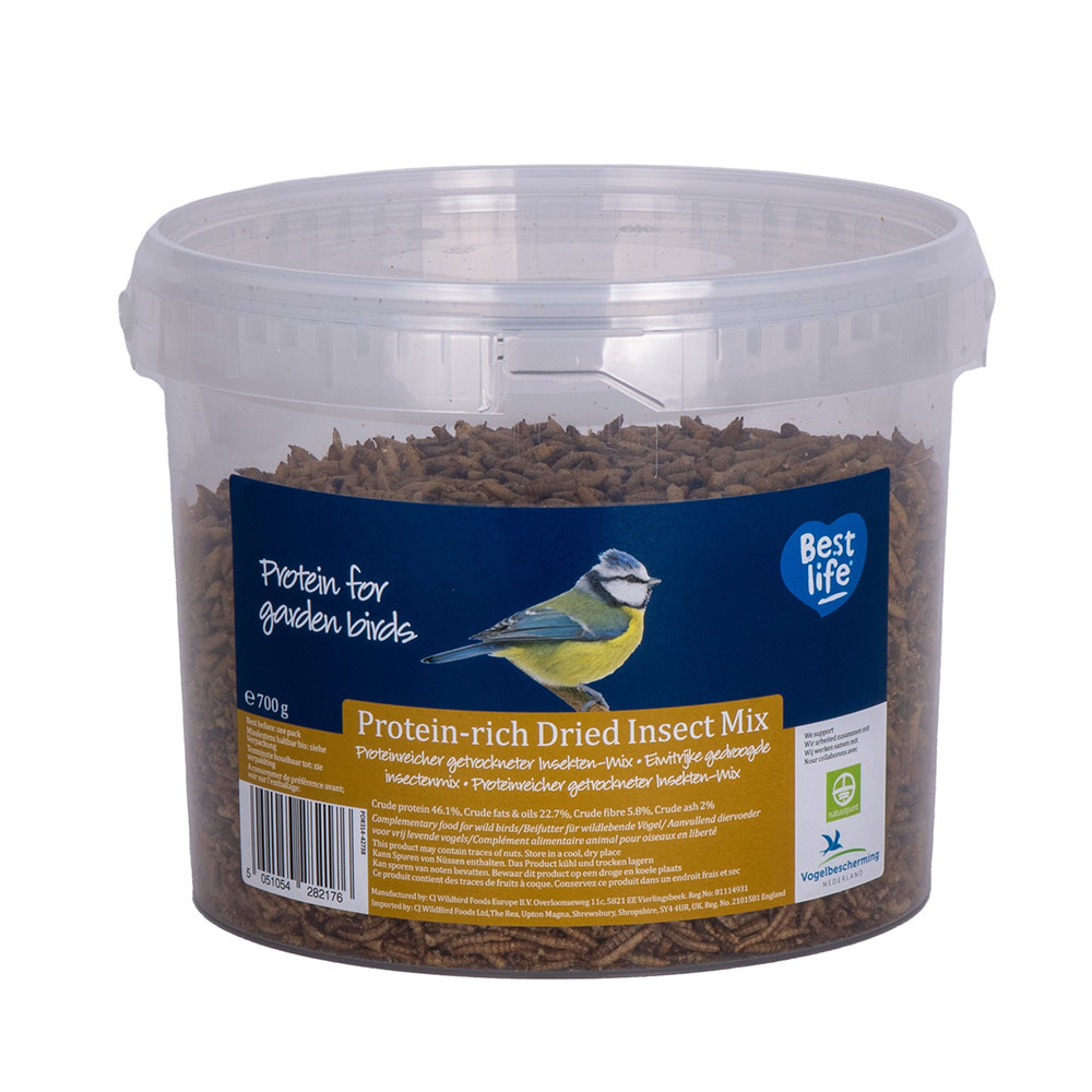 Proteinrik insektsblanding 700 g (bøtte)