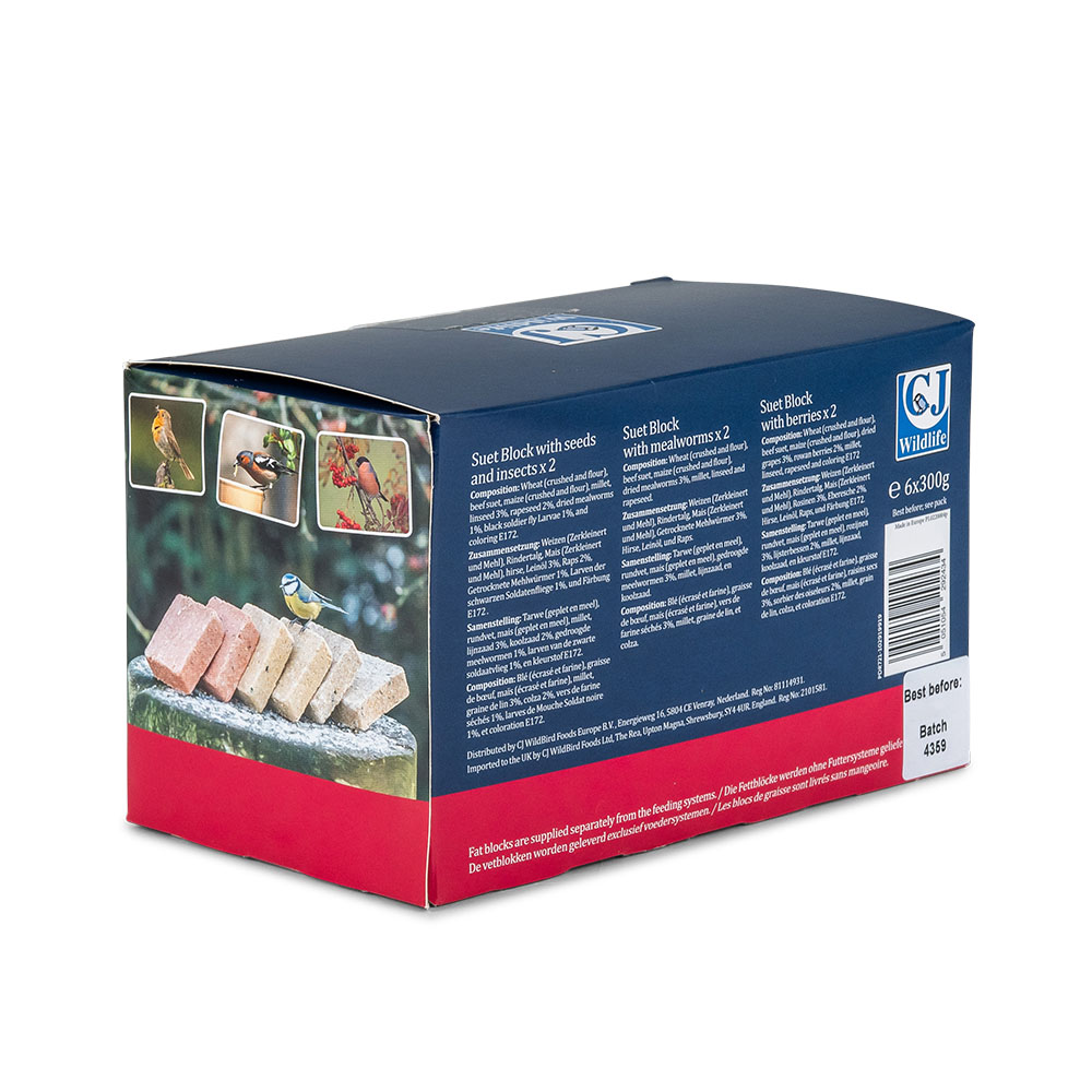 Suet Block Multipack - 6 Blocks