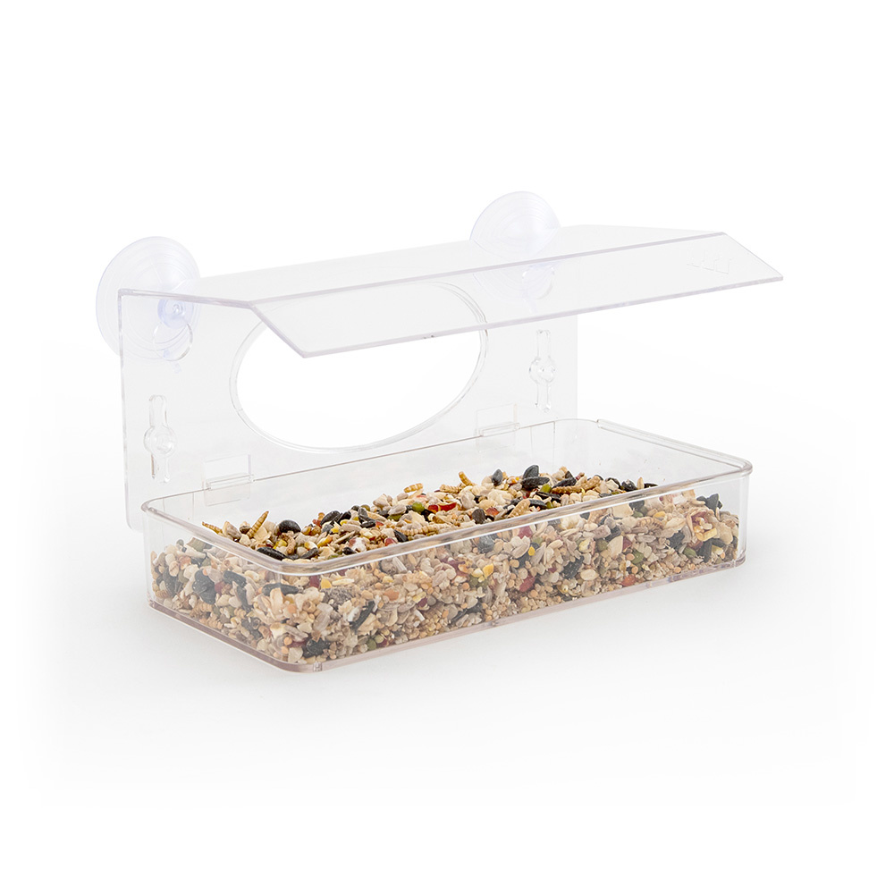 Rhodes Window Feeder & Seed Mix Starter Bundle