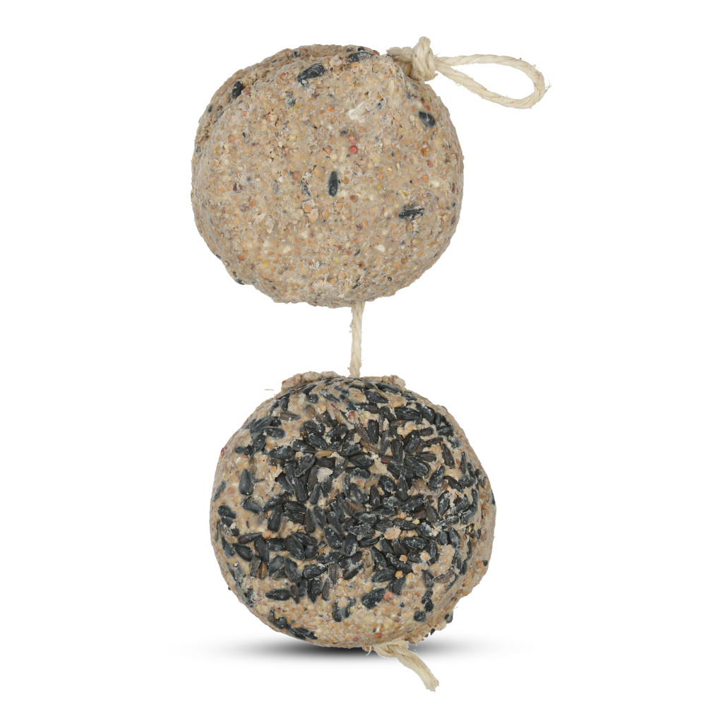 Doppel-Meisenknödel mit Kordel