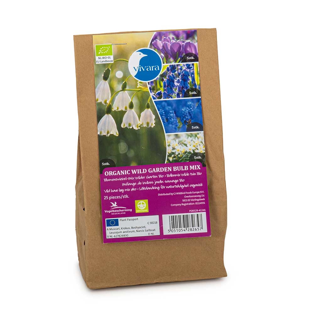 Bollenmix wilde tuin (Bio), 25 stuks