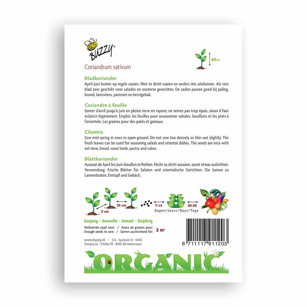 Buzzy® Organic Blattkoriander (BIO)