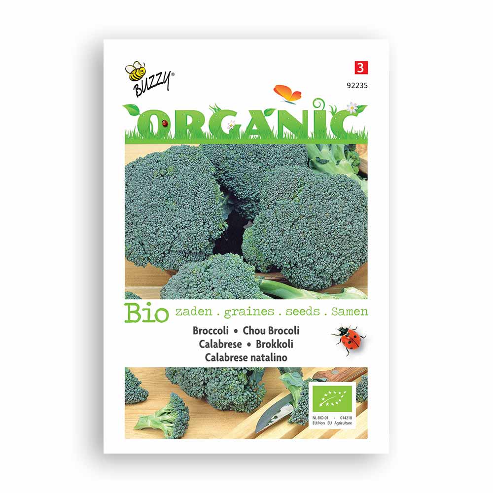 Buzzy Seeds® Organic Broccoli - Green Calabar nat