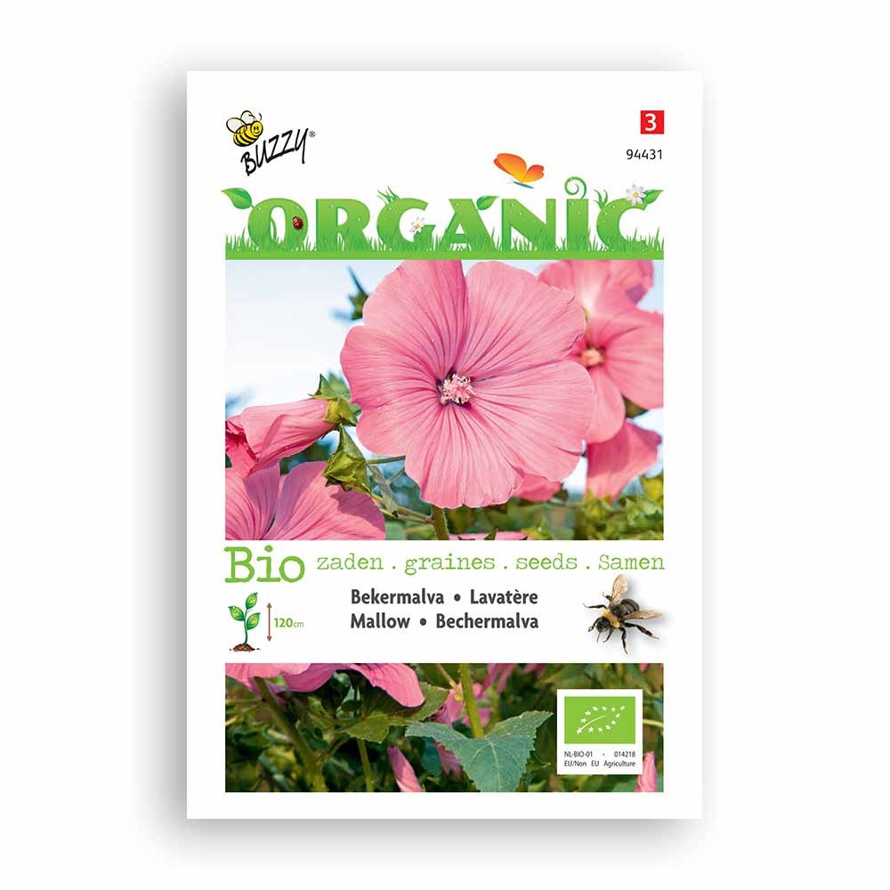 Buzzy® Organic Bechermalva rose/rot (BIO)