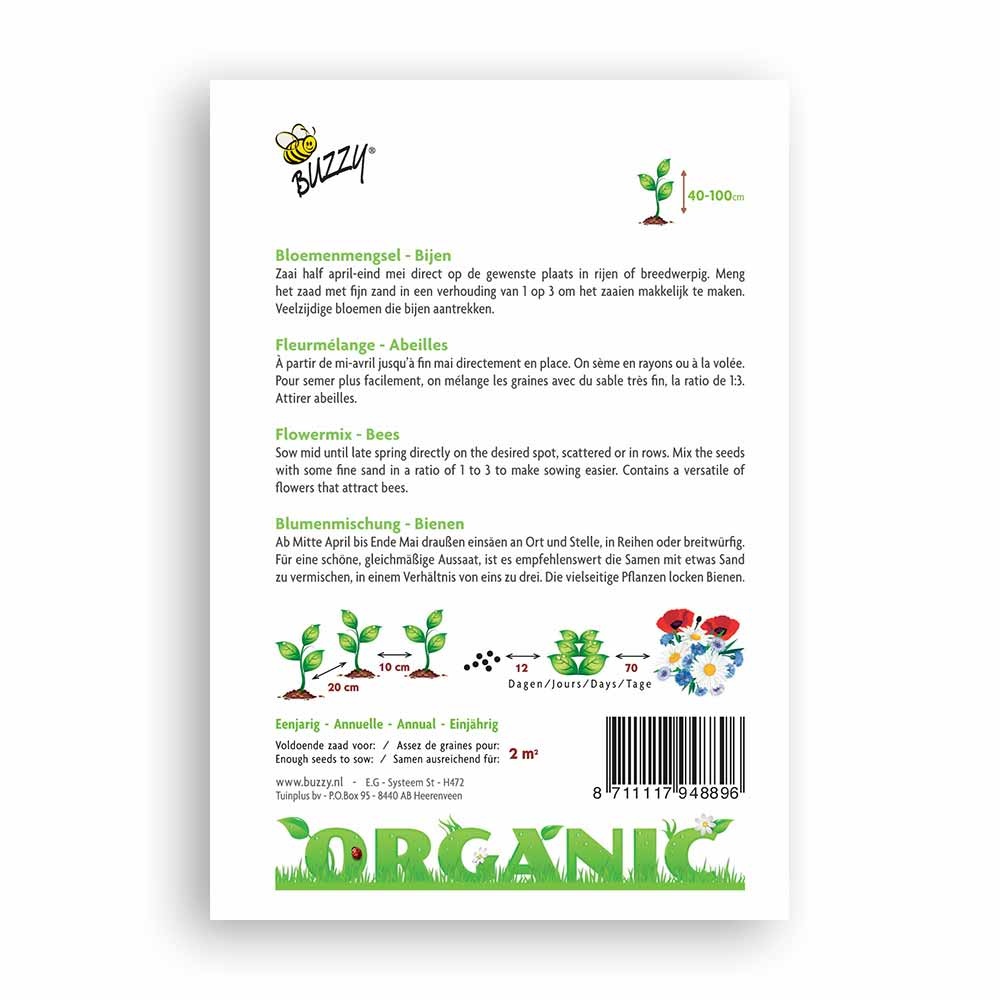 Buzzy® Organic Tubinger bijen mix (BIO)