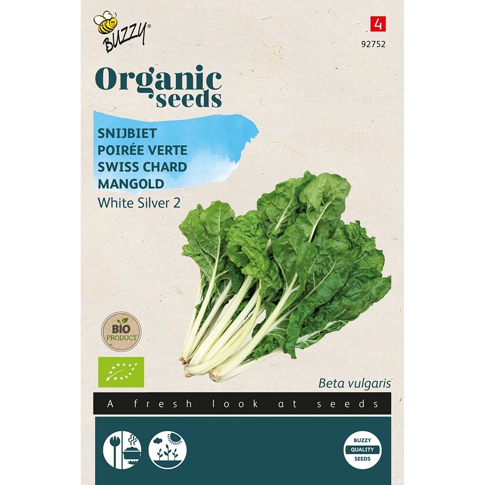 Buzzy® Organic Swiss Chard - White Silver