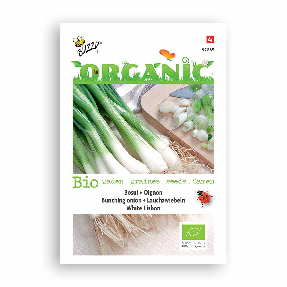 Buzzy Seeds® Organic Bunching Onion - Wh Lisbon