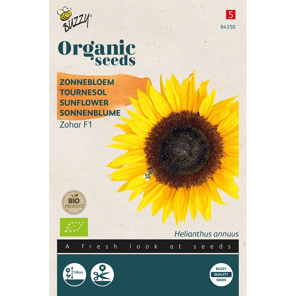 Buzzy® Organic Sunflower - Zohar F1 (BIO)