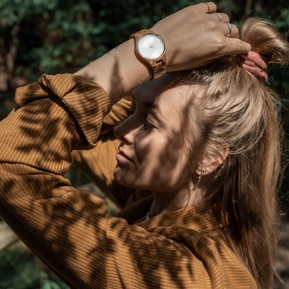 Holz-Armbanduhr „Tayga“ (Unisex)