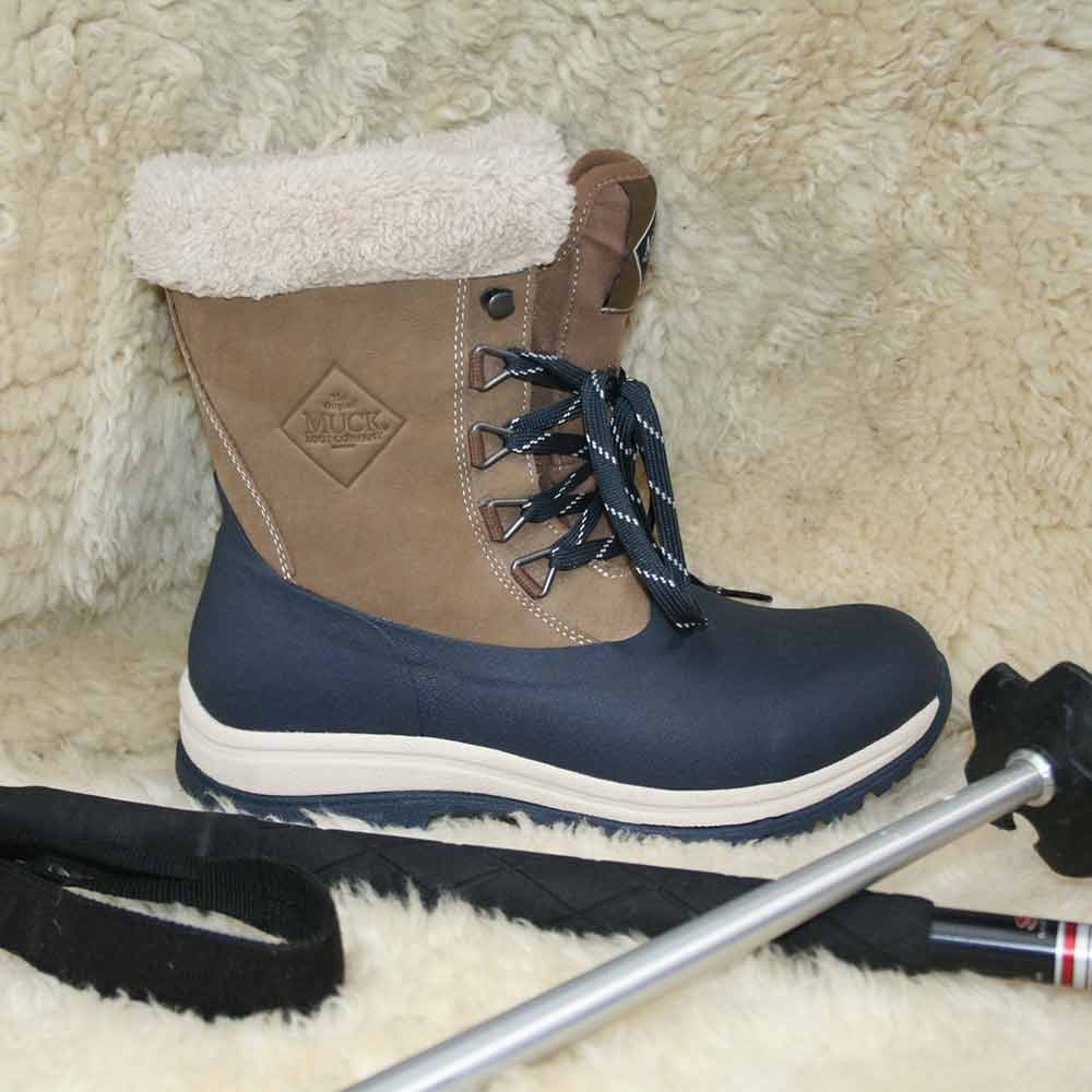 Gummistøvler Dame Muck Boots Arctic Lace, halvhøjt skaft