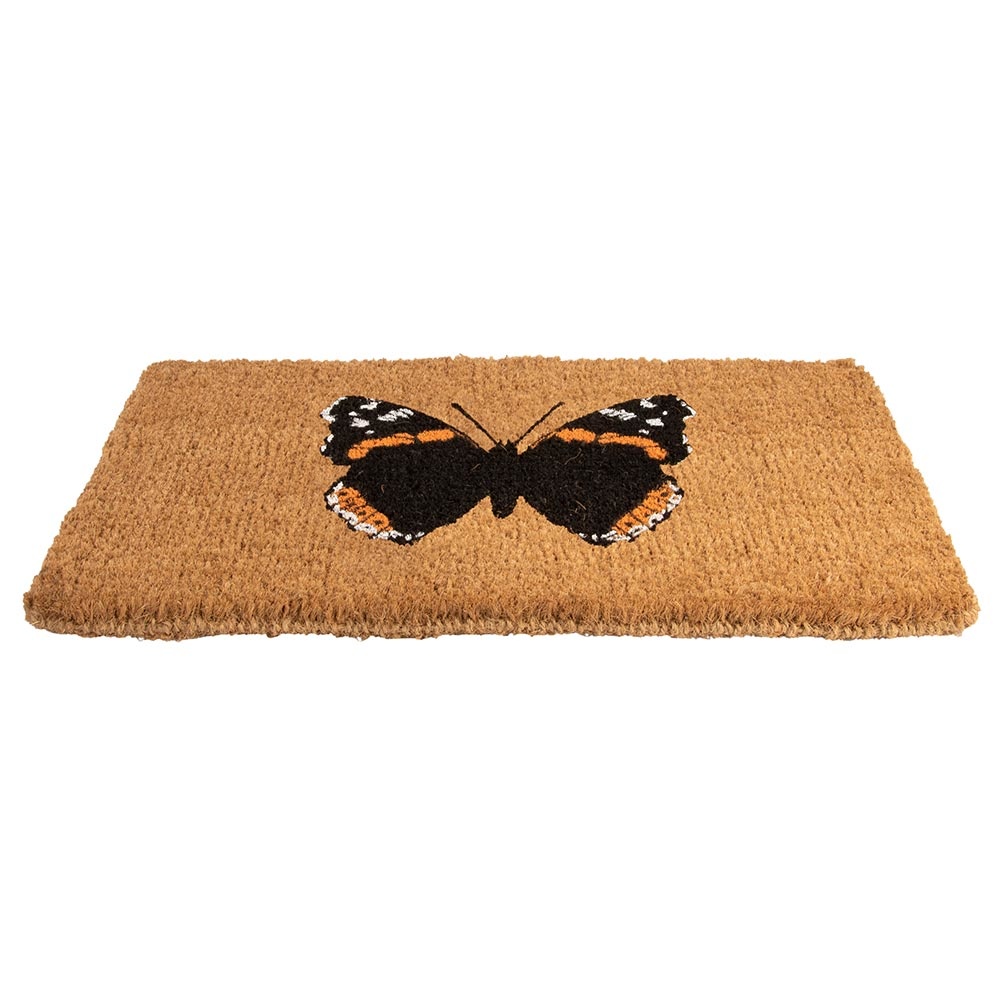 Butterfly Doormat - Red Admiral