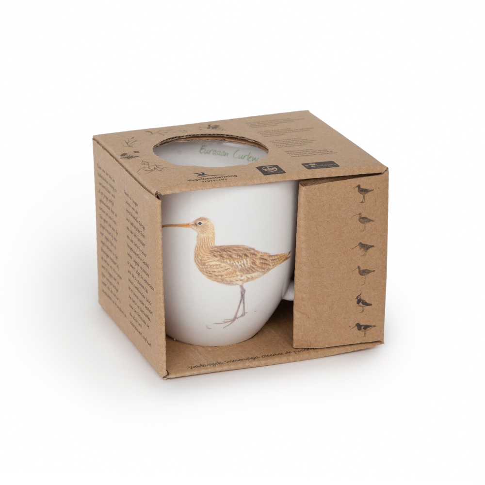 Curlew Mug by Elwin van der Kolk